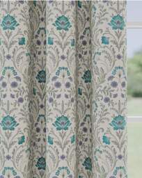 Cotswold Tape Top Curtains Blue - Enhanced Living - Size: 229 x 274cm - thumbnail 4