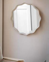 Monterey Wave Round Mirror Smoke - Gallery Direct - thumbnail 3