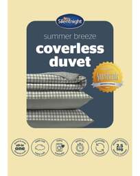 Silentnight Summer Breeze 2.5 Tog Duvet Sage Gingham/Sage - Silentnight - Size: SINGLE - thumbnail 4