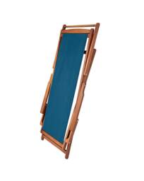 Charles Bentley Wooden Garden Deck Chair Teal - Charles Bentley - thumbnail 5