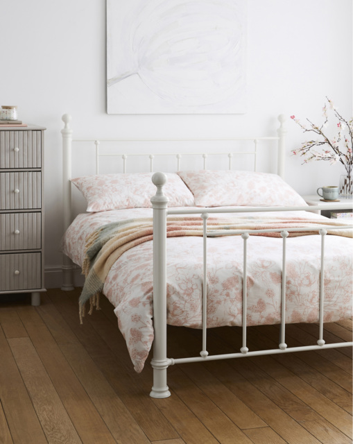 Julipa Lucie Metal Bed Natural - Julipa - Size: KINGSIZE - image 1
