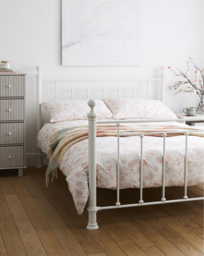 Julipa Lucie Metal Bed Natural - Julipa - Size: KINGSIZE