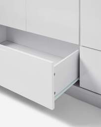 Ellia 4 Door Wardrobe White - JD Williams - thumbnail 3