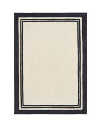 Piper Border Woollen Rug Monochrome - Origins - Size: 200X290 - thumbnail 2