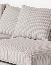 Ferguson Right Hand Chaise Sofa Cream - thumbnail 3