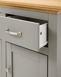 Julipa Ashford Side Table Grey/Oak Effect - Julipa - thumbnail 3