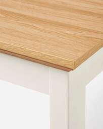 Julipa Table with 4 Ashford Chairs Cream/Natural - thumbnail 3