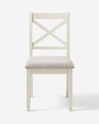 Julipa Table with 4 Ashford Chairs Cream/Natural - thumbnail 4