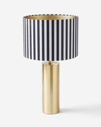 Joanna Hope Siera Striped Table Lamp Black/White - Joanna Hope - thumbnail 3
