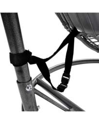 Charles Bentley Rattan Egg Swing Chair Grey - Charles Bentley - thumbnail 3
