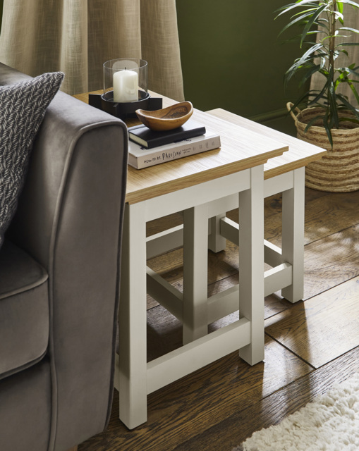 Julipa Ashford Nest of Tables Cream - Julipa - image 1