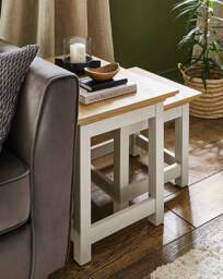 Julipa Ashford Nest of Tables Cream - Julipa - thumbnail 1