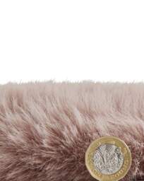 Supersoft Faux Fur Sheepskin Rug Rose - Think Rugs - Size: 60X180 - thumbnail 2