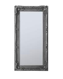 Gallery Carved Louis Mirror Silver Silver - Gallery Direct - thumbnail 2