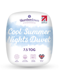 Slumberdown Summer Nights 7.5 Tog Duvet White - Slumberdown - Size: DOUBLE