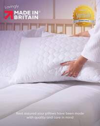 Slumberdown Rebound Firm Pillows 4 Pack White - Slumberdown - Size: PACK 4 - thumbnail 5
