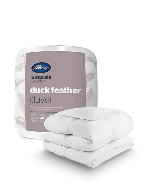 Silentnight Naturals 10.5 Tog Duvet White - Silentnight - Size: SINGLE - image 1