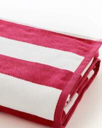 Deyongs Cabana Bay Cotton Beach Towel Fuchsia - thumbnail 2