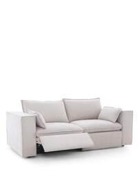 Campbell 2 Seater Power Recliner Sofa Natural - JD Williams - thumbnail 2
