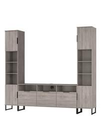 Hayden U-shape Media Unit Grey OAK - Welcome - thumbnail 5
