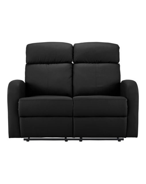 Ramsey 2 Seater Recliner Sofa Black - JD Williams - image 1