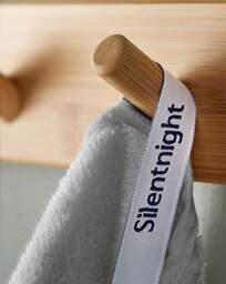 Silentnight Luxury Waffle Cotton Towel Grey - Silentnight - Size: Bath Sheets - thumbnail 3