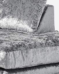 Chicago Right Hand Corner Chaise Sofa Silver - thumbnail 3