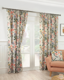 Sundour Meadow Pencil Pleat Curtains Multi - Sundour - Size: 168 x 229cm - thumbnail 1