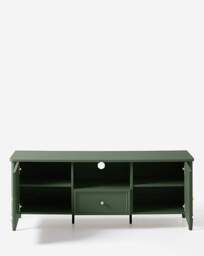 Darcy Bobbin Trim TV Unit Green - Julipa - thumbnail 3