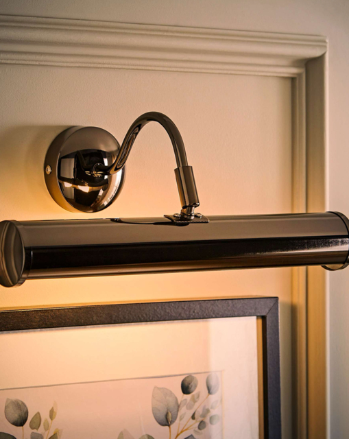 Gemini Black Chrome Picture Light Chrome - ValueLights - image 1
