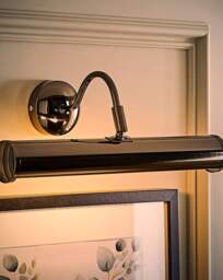 Gemini Black Chrome Picture Light Chrome - ValueLights - thumbnail 3