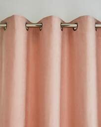 Faux Suede Blackout Curtains Blush - JD Williams - Size: 167 x 182cm - thumbnail 3