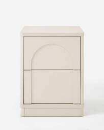 Cranfield 2 Drawer Side Table Cream - JD Williams - thumbnail 2