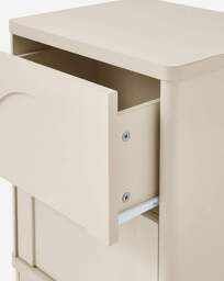 Cranfield 2 Drawer Side Table Cream - JD Williams - thumbnail 3