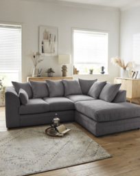 Ferguson Right Hand Chaise Sofa Charcoal - thumbnail 1