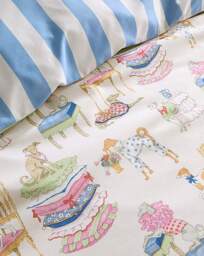 Cath Kidston Hackney Dogs Duvet Set Blue - Cath Kidston - Size: SINGLE - thumbnail 4