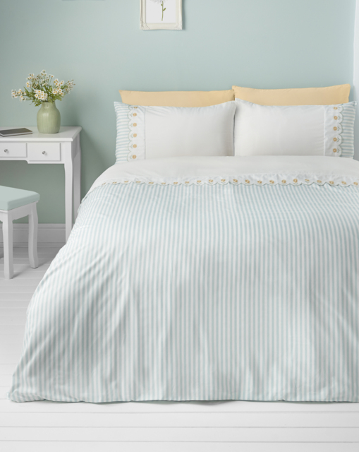 Catherine Lanfield Daisy Duvet Set Sage - Catherine Lansfield - Size: DOUBLE - image 1
