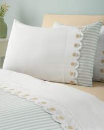 Catherine Lanfield Daisy Duvet Set Sage - Catherine Lansfield - Size: DOUBLE - thumbnail 3