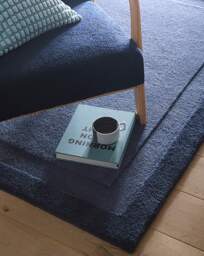 Stacked Border Rug Blue - Origins - Size: 160X230 - thumbnail 5