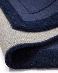 Stacked Border Rug Blue - Origins - Size: 160X230 - thumbnail 2