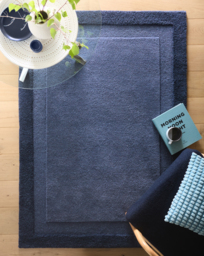 Stacked Border Rug Blue - Origins - Size: 160X230