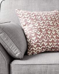 Hilliard Fabric 2 Seater Sofa Grey - thumbnail 2