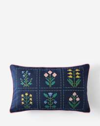 Julipa Lana Floral Boudoir Cushion Multi - Julipa - Size: 30X50 - thumbnail 3