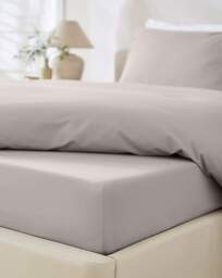Pure Cotton Extra Deep 38cm Fitted Sheet Grey - JD Williams - Size: KING - thumbnail 2