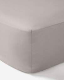 Pure Cotton Extra Deep 38cm Fitted Sheet Grey - JD Williams - Size: KING - thumbnail 3
