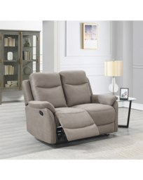 Aspull Manual Recliner 2 Seater Sofa Taupe - JD Williams