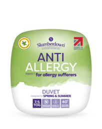 Slumberdown Anti Allergy 7.5 Tog Duvet White - Slumberdown - Size: S KING - thumbnail 1