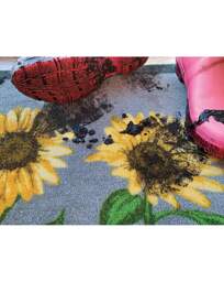 My Mat Indoor My Sunflowers Runner Yellow/Grey - My Mat - Size: 50X150 - thumbnail 2