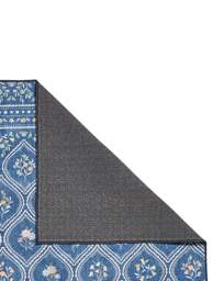 Catherine Lansfield Cameo Washable Rug Navy - Catherine Lansfield - Size: 76x150 - thumbnail 5