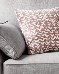 Hilliard Fabric 3 Seater Sofa Grey - thumbnail 3